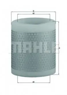 LX124 Повітряний фільтр MAHLE / KNECHT підбір по vin на Brocar