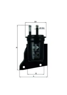 KL135 Паливний фільтр MAHLE / KNECHT підбір по vin на Brocar