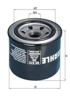 OC573 Масляний фільтр MAHLE / KNECHT підбір по vin на Brocar