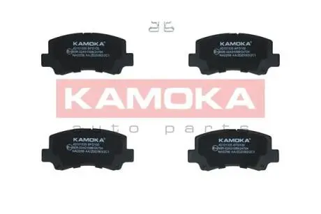 JQ101335 Комплект гальмівних накладок, дискове гальмо KAMOKA подбор по vin на Brocar