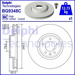BG9348C Гальмівний диск DELPHI підбір по vin на Brocar