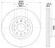 8DD355127591 Тормозной диск HELLA підбір по vin на Brocar