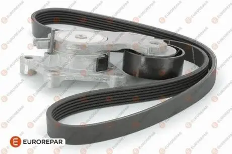 1613444880 РЕМІНЬ + РОЛИК КОМПЛЕКТ EUROREPAR підбір по vin на Brocar