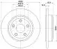8DD355122671 Гальмівний диск HELLA підбір по vin на Brocar
