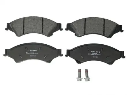 LP2484 Колодки тормозные дисковые, комплект DELPHI подбор по vin на Brocar
