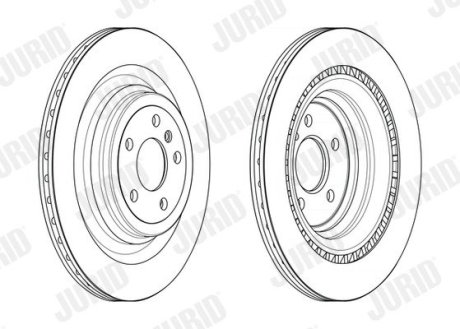 563243JC Диск гальмівний JURID підбір по vin на Brocar