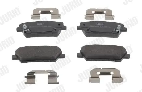 573823J Колодки тормозные (задние) Hyundai Santa Fe II 2.0-3.5 06-13/Kia Sorento II 2.0-3.5 09- JURID подбор по vin на Brocar