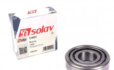 214027 Підшипник (25x62x18.25) SOLGY підбір по vin на Brocar