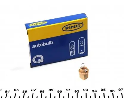 R8328 Автолампа 24V 1.44W EBS-N10 BAX8.5D Beige (в щиток приладів) Ring підбір по vin на Brocar