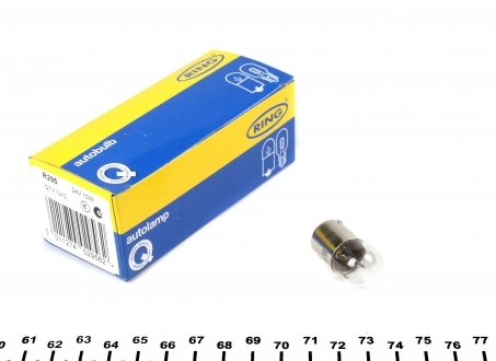 R295 Автолампа R10W 24V 10W BA15s (SCC) Heavy Duty/Long Life Ring підбір по vin на Brocar