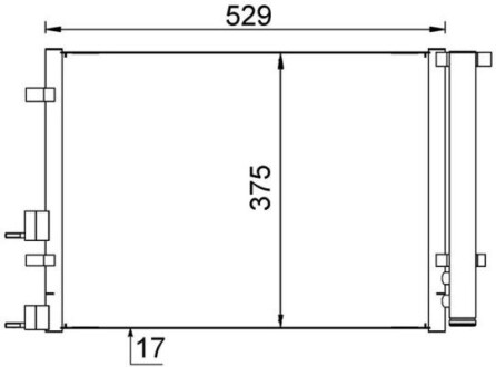 AC706000S SKRAPLACZ KLIMATYZACJI HYUNDAI I20 1.2-1.6 PETROL 08- MAHLE / KNECHT підбір по vin на Brocar