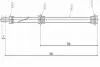 MAZDA Шланг гальмівний передн. 626 -91 C800 214A