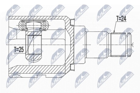 NPWTY156 Шарнир равных угловых скоростей NTY підбір по vin на Brocar