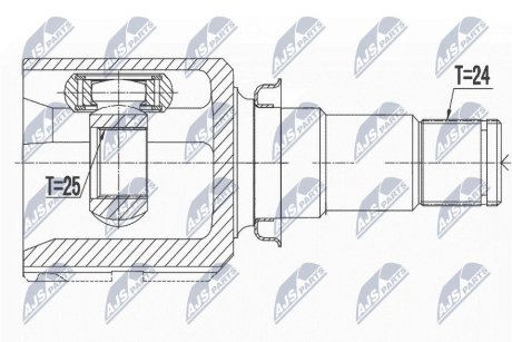 NPWTY158 Шарнир равных угловых скоростей NTY подбор по vin на Brocar