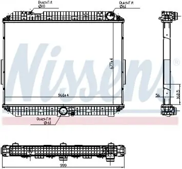 6270030 Радиатора NISSENS подбор по vin на Brocar