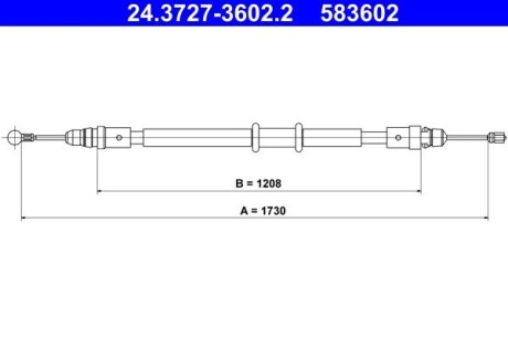 24372736022 LINKA HAM. RĘCZ. OPEL T. MOVANO 2,3 CDTI 10- LE/PR ATE подбор по vin на Brocar