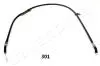 BC301 MAZDA Трос ручного тормоза лев.626 92- JAPANPARTS підбір по vin на Brocar