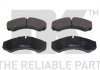 Тормозные колодки передние и задние(20.2mm)Fiat/Iveco Daily 30.8,35.8,35.10  96- 222358