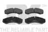 Тормозные колодки передние и задние(20.2mm)Fiat/Iveco Daily 30.8,35.8,35.10  96- 222358