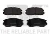 Тормозные колодки передние (15.0mm) Mitsubishi Lancer (CB) 1.3,1.6,1.8,2.0D  92- 223017