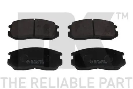 223017 Гальмівні колодки передні (15.0mm) Mitsubishi Lancer (CB) 1.3,1.6,1.8,2.0D 92- NK підбір по vin на Brocar