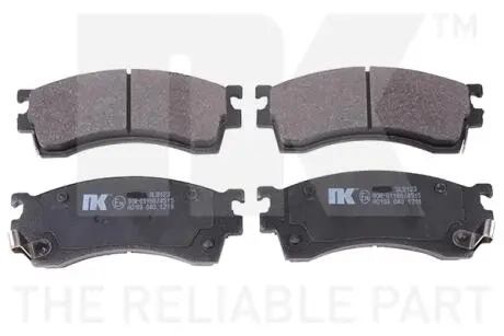 223232 Тормозные колодки передние (15.5mm) Mazda 626 (GE)1.9,1.9i 16V,2.0i 16V,2.0D 91- NK подбор по vin на Brocar