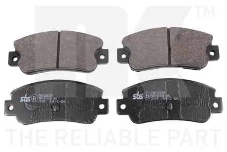 222329 Тормозные колодки задние (12.0mm) Fiat Croma; Lancia Delta,Prisma,Thema (Bendix) NK підбір по vin на Brocar