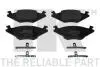 Гальмівні колодки передні (17.3 mm) Seat Ibiza 93- ; VW Polo / Golf 83- (Сімм-е) 224715