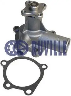 65204 Насос водяний Ford Sierra 1.3-2.0 OHC 82 -; Transit 1.6/2.0 (фланець без різьблення) RUVILLE підбір по vin на Brocar