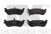 Тормозные колодки задние (140x16.6mm) Mercedes W203 C-class, W163 M-class 223343