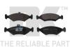 222508 Гальмівні колодки передні (18.0mm) Ford Escort,Sierra,Fiesta (ABS) (ATE) NK підбір по vin на Brocar
