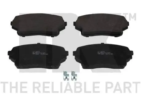 225219 Гальмівні колодки передні Suzuki Grand Vitara 2.0 16V, 1.9 DCI 05- NK підбір по vin на Brocar