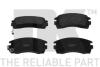 Гальмівні колодки передні (16.0mm) Nissan Sunny Kombi 90- (Y10) 222242