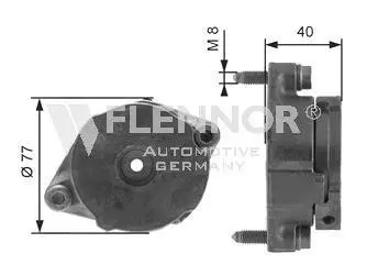 FA99048 НАТЯГУВАЧ ПОЛІКЛИНОВОГО РЕМЕНЯ VW, Audi 1.9TD/TDI/SDI 91- INA Flennor підбір по vin на Brocar