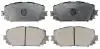 Гальмівні колодки передні (18.2mm) Toyota Yaris 1.0/1.8  06- B110959