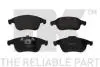 223964 Тормозные колодки передние Renault Megane III 2.0 DCI 2008- NK підбір по vin на Brocar