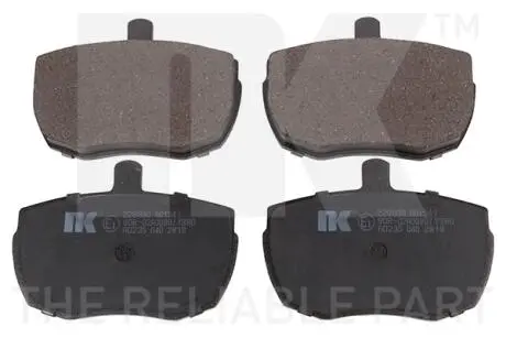 229930 Тормозные колодки передние (18.0mm) Ford Transit (Lockheed) NK подбор по vin на Brocar