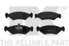 Гальмівні колодки передні (17.5mm) Ford Fiesta 89-96 (ATE) 222515