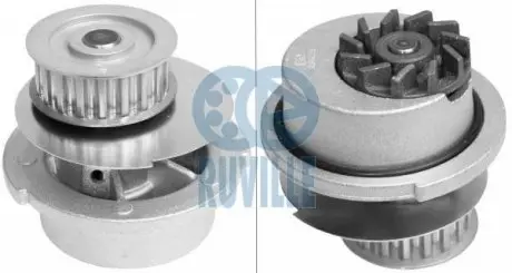 65377 Насос водяний Opel Kadett 1.6LZ/SV;Vectra 1.4-1.6 88- RUVILLE підбір по vin на Brocar