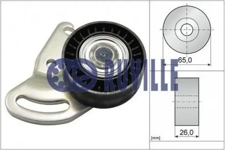 55591 Ролик направляющий ремня Renault Clio 01- 1.5DCI RUVILLE подбор по vin на Brocar