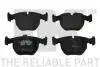 221517 Гальмівні колодки передні (19.0mm) BMW X5 00- NK підбір по vin на Brocar