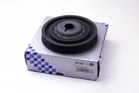 04735 Шків коленвала Renault Clio 1.5DCI 05-,Kangoo METALCAUCHO підбір по vin на Brocar