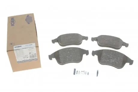 181859 Колодки гальмівні передні Renault Laguna 07- ICER підбір по vin на Brocar