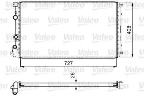 732798 Радіатор Renault Master II 1.9dCi/2.8dTi 98- VALEO підбір по vin на Brocar