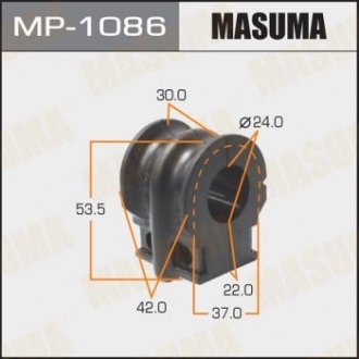 MP1086 Подушка стабілізатора NISSAN MURANO II 2007= MASUMA підбір по vin на Brocar