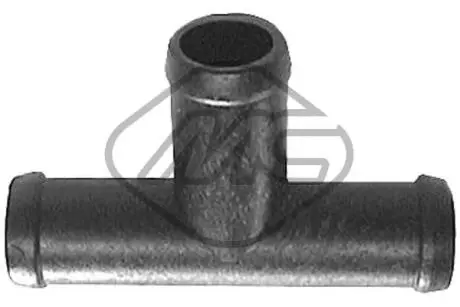 03046 Переходник металлический T 20-10-20 mm METALCAUCHO подбор по vin на Brocar