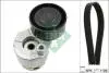 529011710 Комплект ременя генератора Nissan Note/Qashqai 1.5 dCi 11- (6PK 1195) INA підбір по vin на Brocar