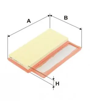 WA9664 Фильтр воздуха WIX FILTERS підбір по vin на Brocar