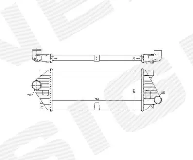 RI96206 Інтеркулер SIGNEDA підбір по vin на Brocar