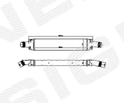 RI961466 Интеркулер SIGNEDA подбор по vin на Brocar